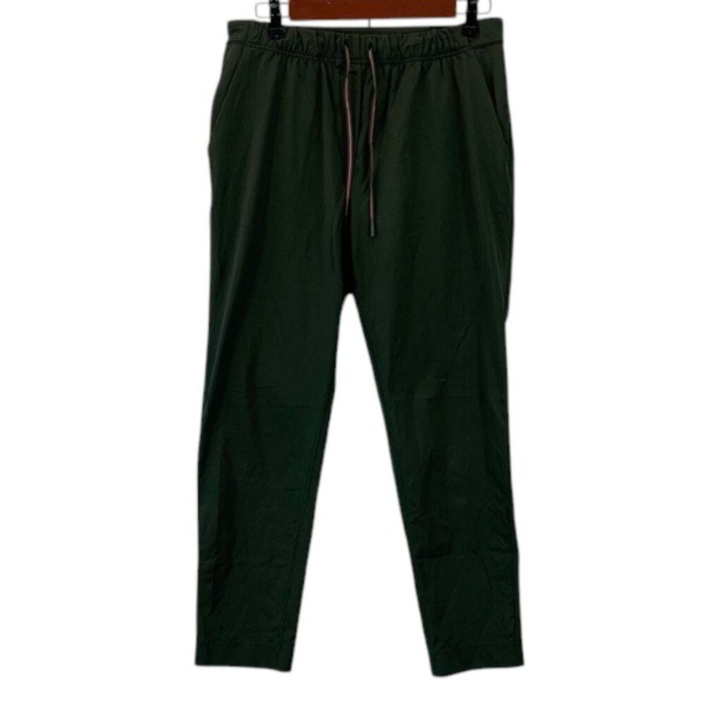 Lululemon Activewear Pants Men’s 30W Forest Green‎ Stretch Tapered Athletic Fit